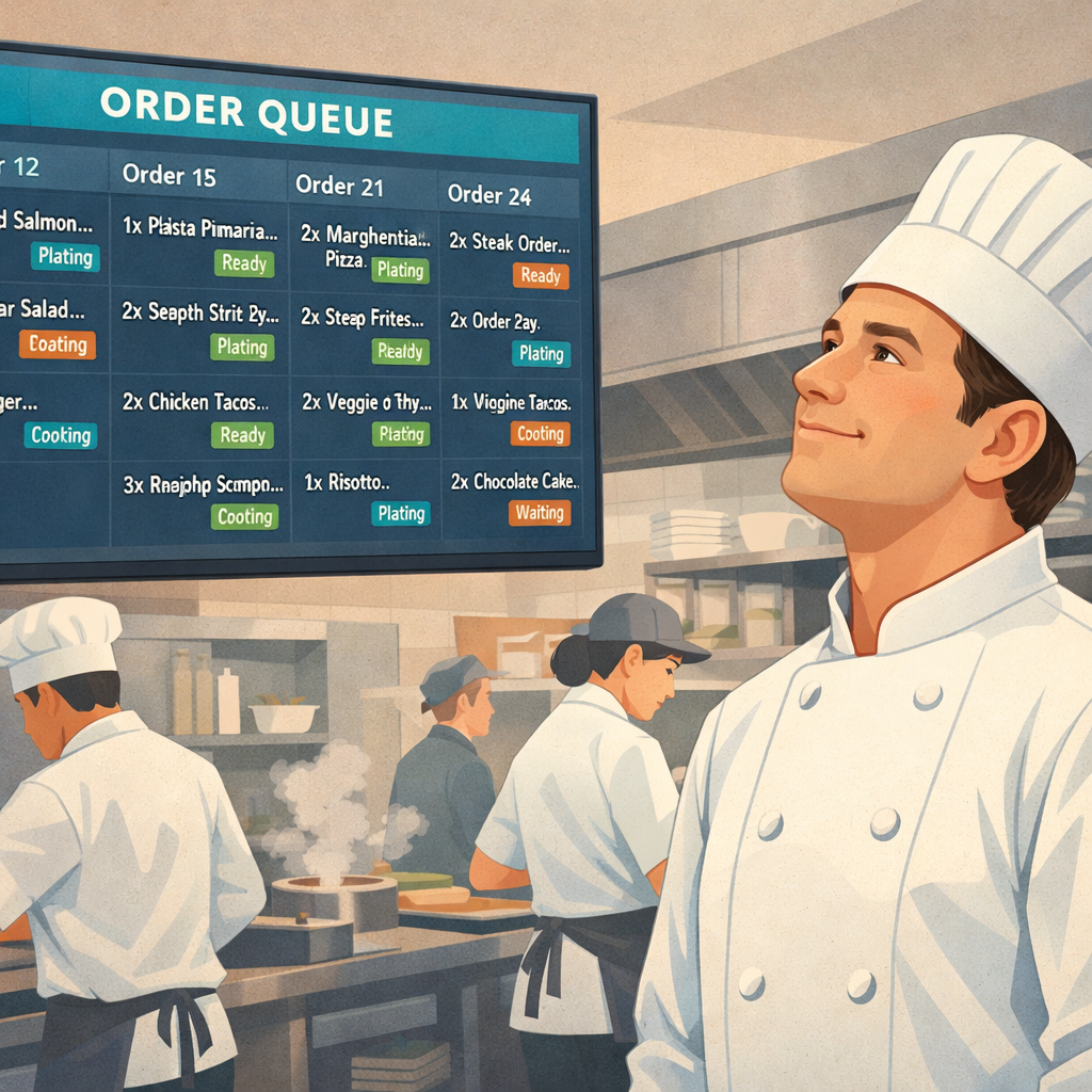 Jasmine - Kitchen Orders - The KDS: A Digital Eye that Nags for Quality