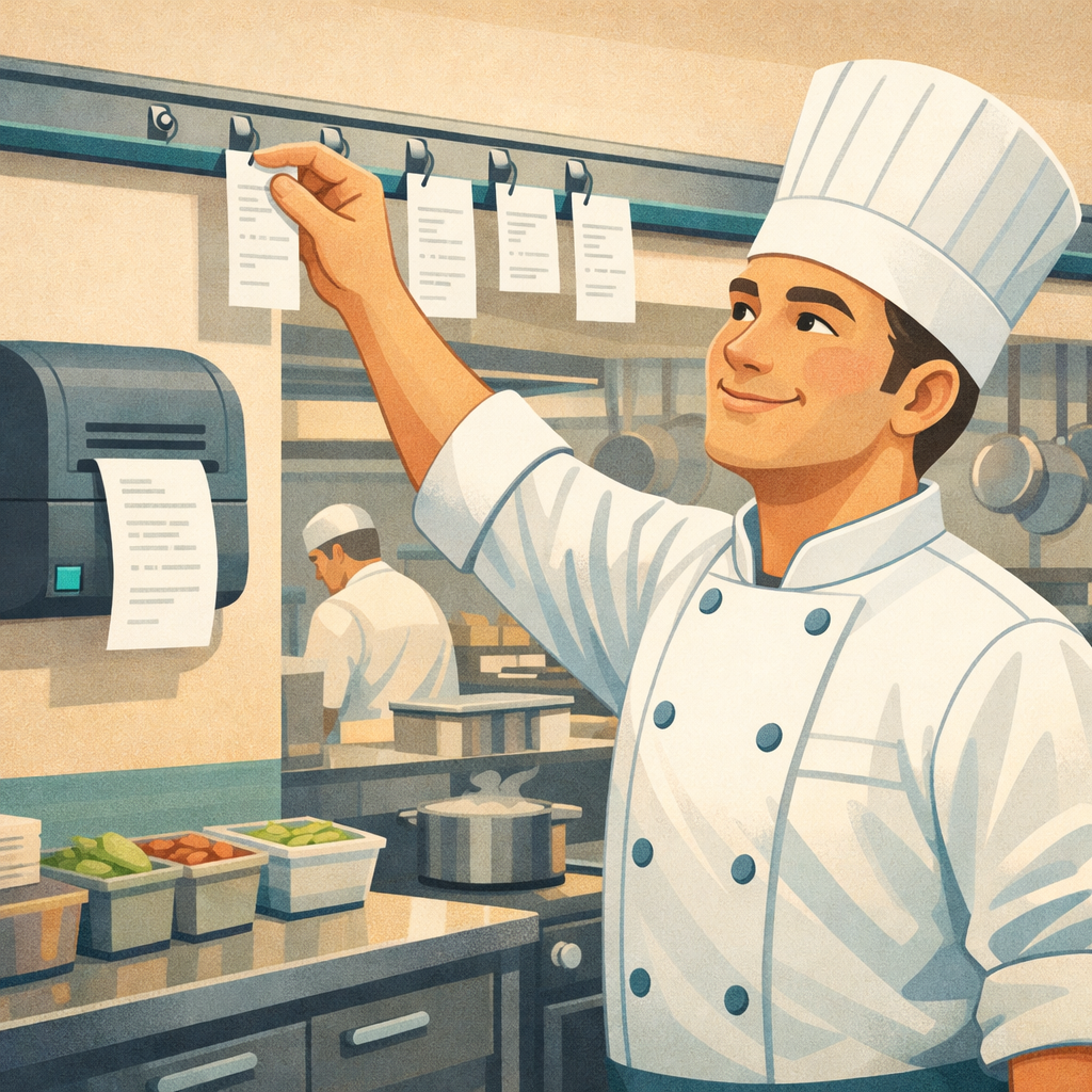 Jasmine - Kitchen Orders - Hardware Freedom: Use Any Printer You Trust