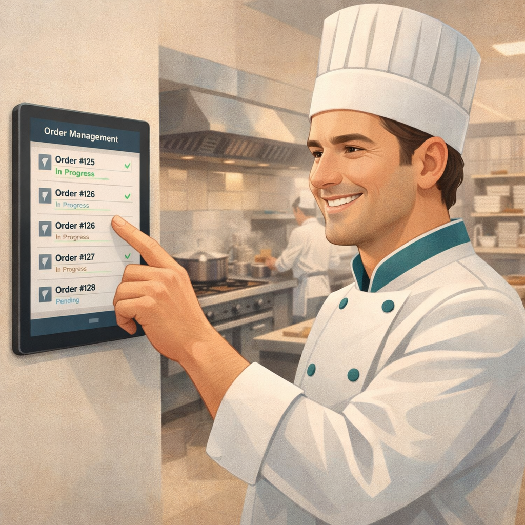 Jasmine - Kitchen Orders - Kitchen Tablets: Precision in Tight Spaces